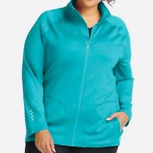 NWT Hanes Active Full Zip Jacket Sz 16W